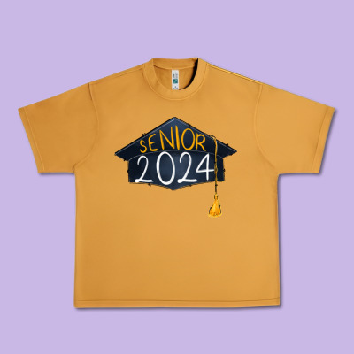 Senior 2024 Graduation Urban Heavy Tee Designed By Ranaportraitstore