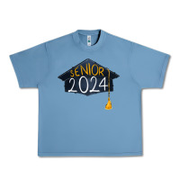 Pebble Blue senior 2024 graduation Urban Heavy Tee - RanaPortraitStore