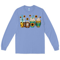 Colony Blue yellowstone coffee cups Long Sleeve Tee - OliviaCreatesArt