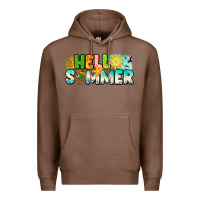 Chestnut Hello Summer Premium Hoodie - CowhideDigitalArt