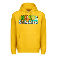 Lemon Hello Summer Premium Hoodie - CowhideDigitalArt