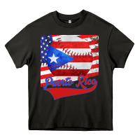 Asphalt Puerto Rico Baseball Heavy Core Tee - Bettercallsaul