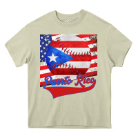 Mossy Puerto Rico Baseball Heavy Core Tee - Bettercallsaul