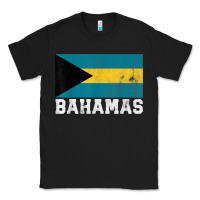 Black Bahamas Flag Country Men Women Kids Christmas Gift Family Classic Tee - longCreatives