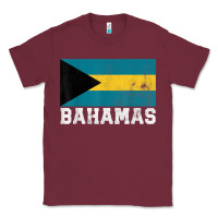 Burgundy Bahamas Flag Country Men Women Kids Christmas Gift Family Classic Tee - longCreatives