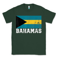 Sports Green Bahamas Flag Country Men Women Kids Christmas Gift Family Classic Tee - longCreatives