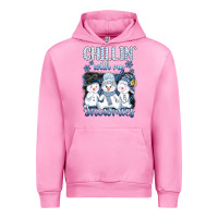Fuchsia Pink chillin  with my sowmies Urban Hoodie - AdoDesignShop
