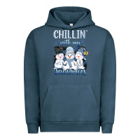 Pigment Midnight Navy chillin  with my sowmies Urban Hoodie - AdoDesignShop