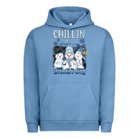 Pigment Pebble Blue chillin  with my sowmies Urban Hoodie - AdoDesignShop