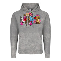 Cloud Rock love with cow olivia Vintage Hoodie - OliviaCreatesArt