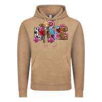 Vintage Coffee love with cow olivia Vintage Hoodie - OliviaCreatesArt