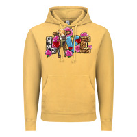 Vintage Mustard love with cow olivia Vintage Hoodie - OliviaCreatesArt