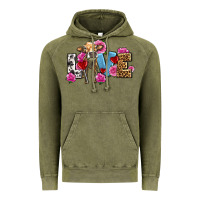 Vintage Olive love with cow olivia Vintage Hoodie - OliviaCreatesArt