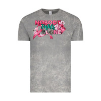Cloud Rock nobody fights alone cancer awareness Vintage Tee - CowGirlArtShop