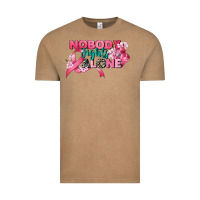 Nobody Fights Alone Cancer Awareness Vintage Tee | Teevron