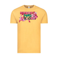 Vintage Mustard nobody fights alone cancer awareness Vintage Tee - CowGirlArtShop