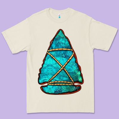 Turquoise Arrowhead Premium Tee Designed By Jasminsmagicworld
