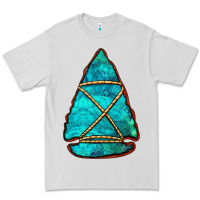 Dove Grey turquoise arrowhead Premium Tee - Jasminsmagicworld