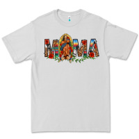 Dove Grey Our Lady of Guadalupe Mama Premium Tee - texasbilliewilder