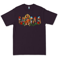 Plum Our Lady of Guadalupe Mama Premium Tee - texasbilliewilder