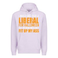 Lilac i was going to be a liberal for halloween but my head Premium Hoodie - longCreatives