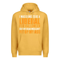 Mustard i was going to be a liberal for halloween but my head Premium Hoodie - longCreatives