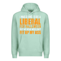 Seafoam i was going to be a liberal for halloween but my head Premium Hoodie - longCreatives