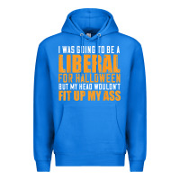 True Royal i was going to be a liberal for halloween but my head Premium Hoodie - longCreatives