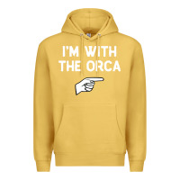 Antique Gold im with the orca costume halloween matching party Premium Hoodie - longCreatives