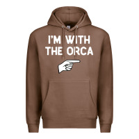 Chestnut im with the orca costume halloween matching party Premium Hoodie - longCreatives