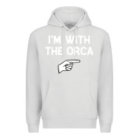 Dove Grey im with the orca costume halloween matching party Premium Hoodie - longCreatives