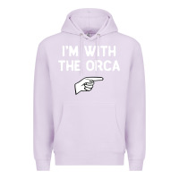 Lilac im with the orca costume halloween matching party Premium Hoodie - longCreatives