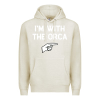 Oatmeal Heather im with the orca costume halloween matching party Premium Hoodie - longCreatives