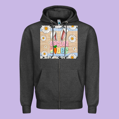 Easter Vibes Tumbler Zipper Hoodie Designed By Artiststas