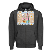 Charcoal Heather easter vibes tumbler Zipper Hoodie - Artiststas
