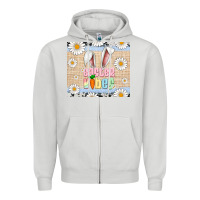 Dove Grey easter vibes tumbler Zipper Hoodie - Artiststas