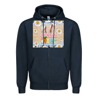 Navy easter vibes tumbler Zipper Hoodie - Artiststas