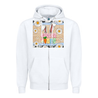 White easter vibes tumbler Zipper Hoodie - Artiststas