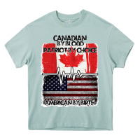 Arona American By Birth Canadian By Blood Patriot By Choice Heavy Core Tee - Bettercallsaul