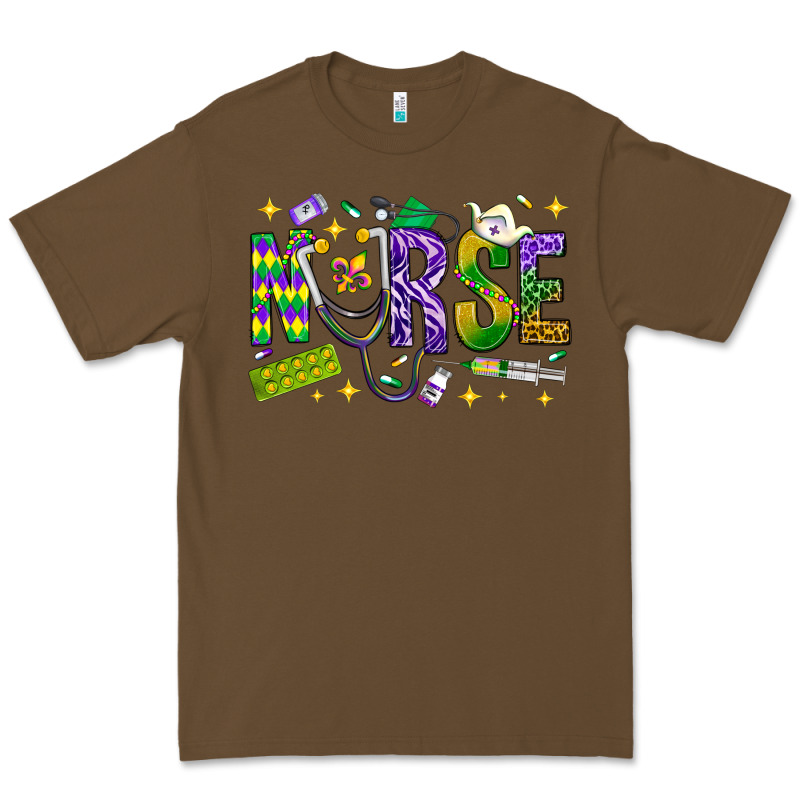 Mardi Gras Nurse Premium Tee by NancyCooperArtShop | Teevron