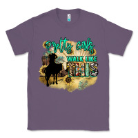 Lavender Pretty girls walk like this Classic Tee - HowdyJamesFarm