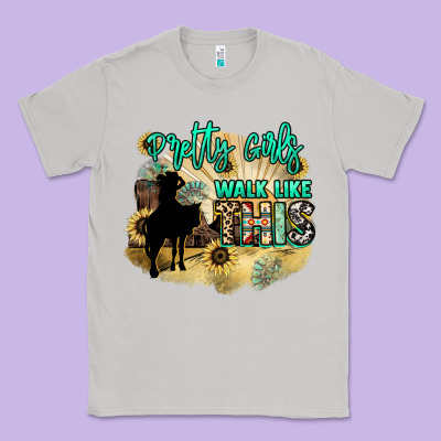 Pretty Girls Walk Like This Classic Tee Designed By Howdyjamesfarm