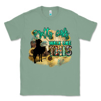 Sage Pretty girls walk like this Classic Tee - HowdyJamesFarm