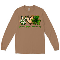 Toasted Coconut peace love st.patrick's day Long Sleeve Tee - Jasminsmagicworld