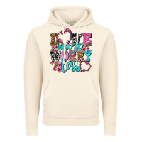 Vintage Artic love more worry less olivia Vintage Hoodie - OliviaCreatesArt