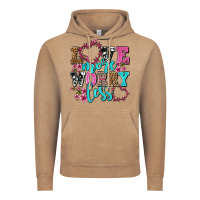 Vintage Coffee love more worry less olivia Vintage Hoodie - OliviaCreatesArt