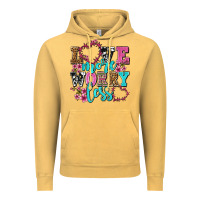 Vintage Mustard love more worry less olivia Vintage Hoodie - OliviaCreatesArt