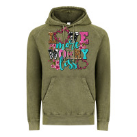 Vintage Olive love more worry less olivia Vintage Hoodie - OliviaCreatesArt