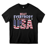 Usa Beat Everybody Heavy Core Tee | Teevron