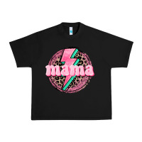 Black Mama leopard background Mother's Day Urban Heavy Tee - CowGirlArtShop